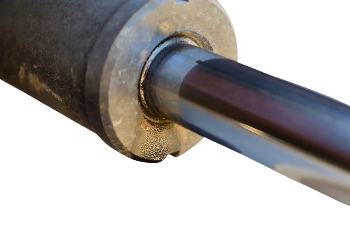Cylinder leaking at the wiper seal